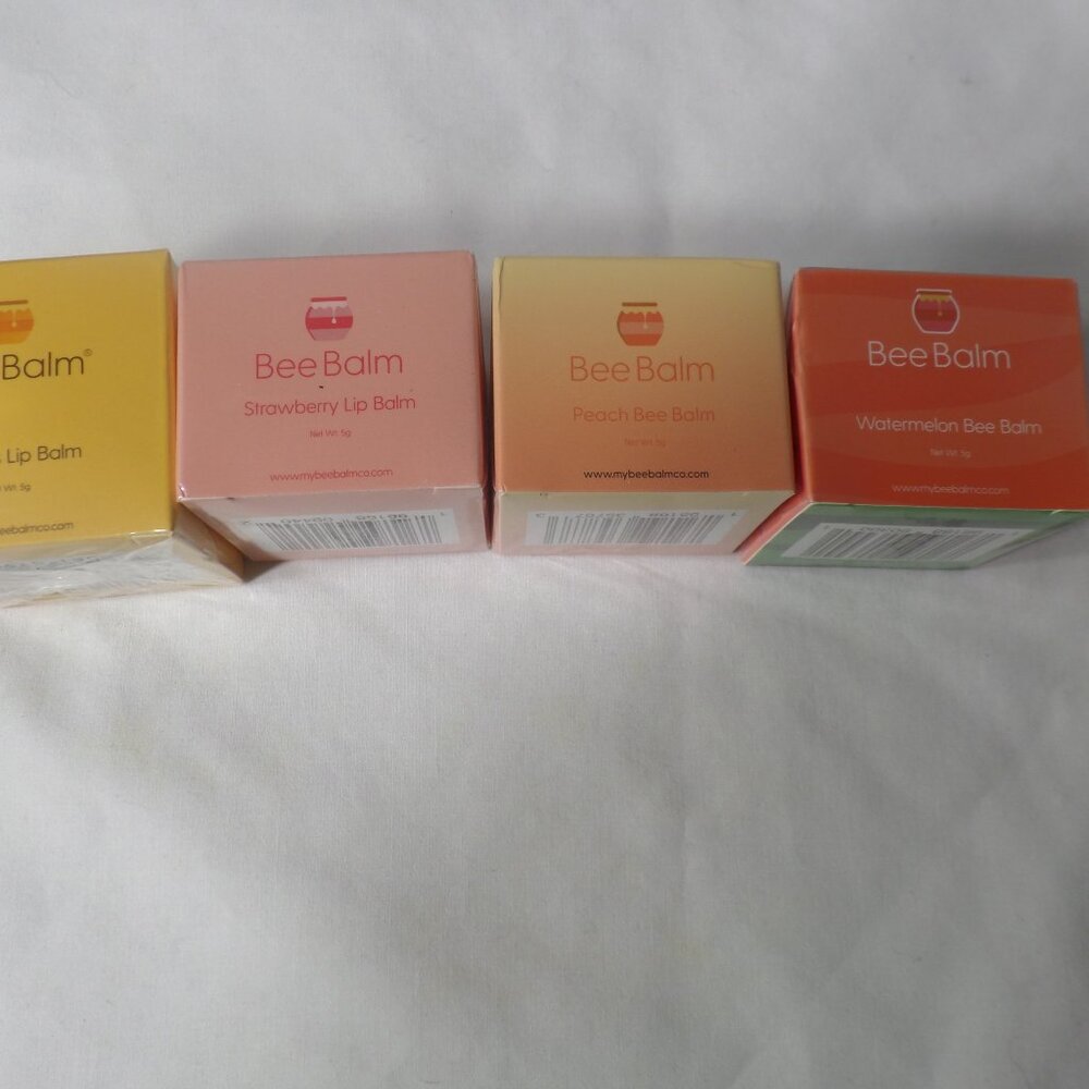 My Bee Balm Signature lip Balms – Lot of 4- NIB
